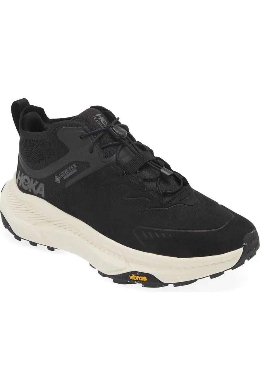HOKA one Transport Chukka GTX shoes boots Black / Alabaster men’s 8 D NEW NO BOX